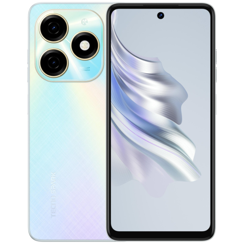 Смартфон Tecno Spark 20 (KJ5n) 8/128Gb NFC Cyber White (4894947013522) UA UCRF