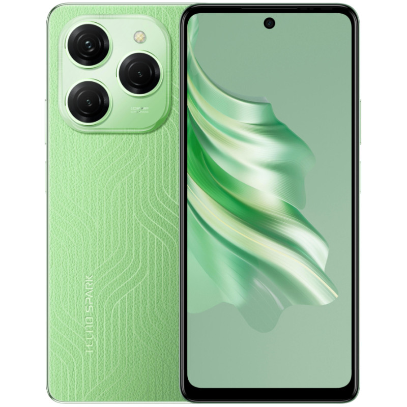 Смартфон Tecno Spark 20 PRO (KJ6) 8/256Gb NFC Magic Skin Green (4894947014239) UA UCRF