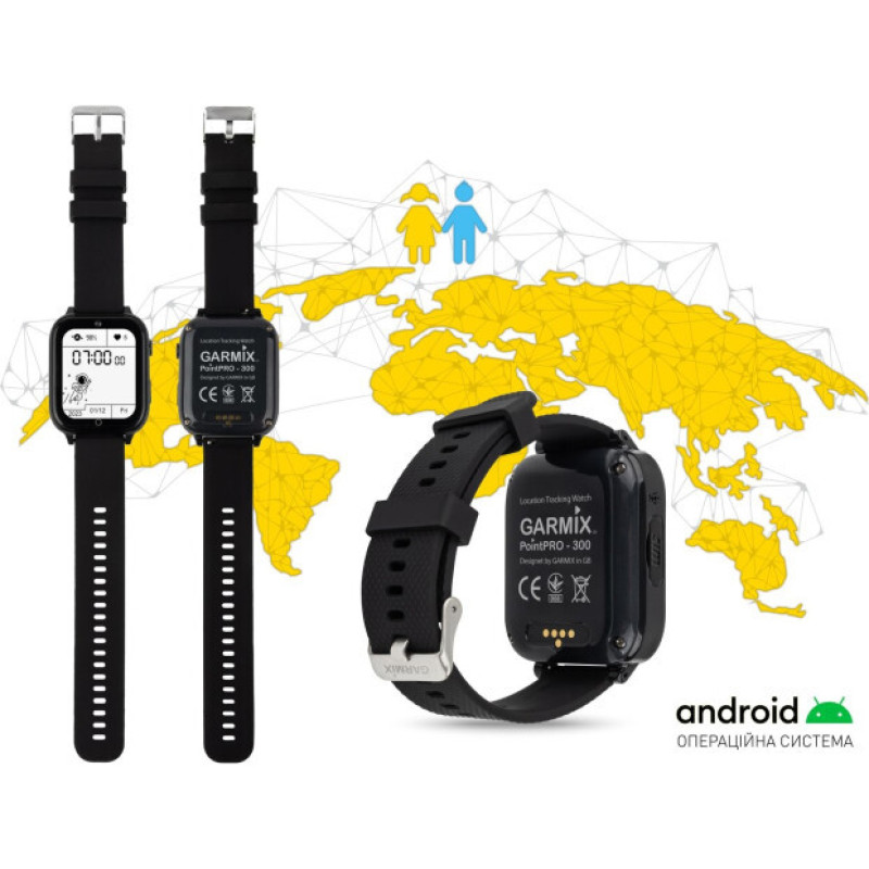 Smart Watch GARMIX PointPRO-300 4G Black UA UCRF