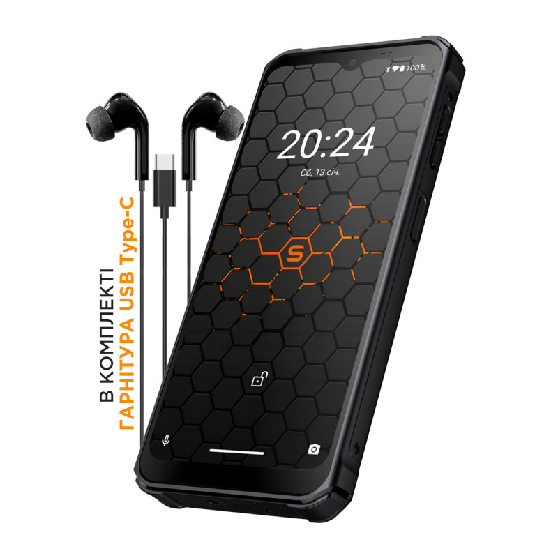 Смартфон Sigma X-treme PQ56 6/128Gb Black UA UCRF