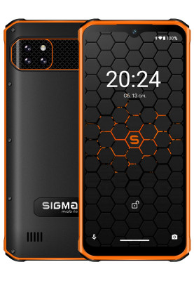 Смартфон Sigma X-treme PQ56 6/128Gb Black-Orange UA UCRF