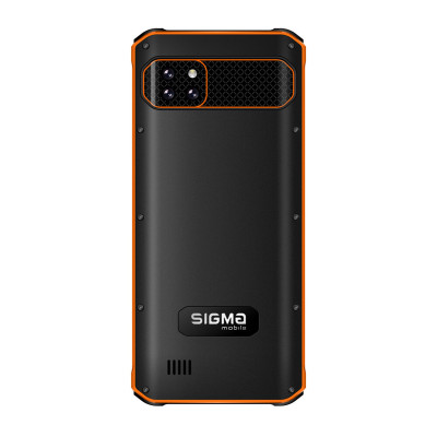 Смартфон Sigma X-treme PQ56 6/128Gb Black-Orange UA UCRF