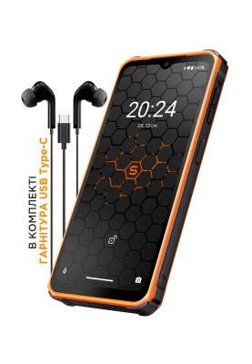 Смартфон Sigma X-treme PQ56 6/128Gb Black-Orange UA UCRF