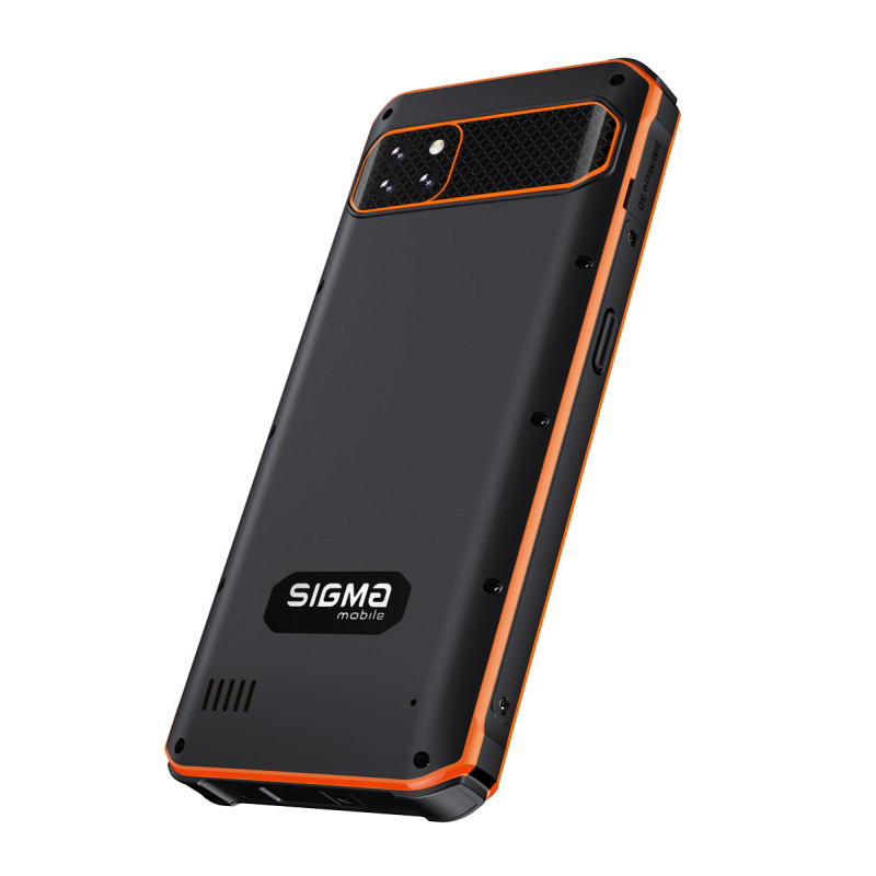 Смартфон Sigma X-treme PQ56 6/128Gb Black-Orange UA UCRF