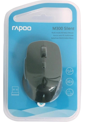 Bluetooth миша Rapoo M300 Silent multi-mode dark gray