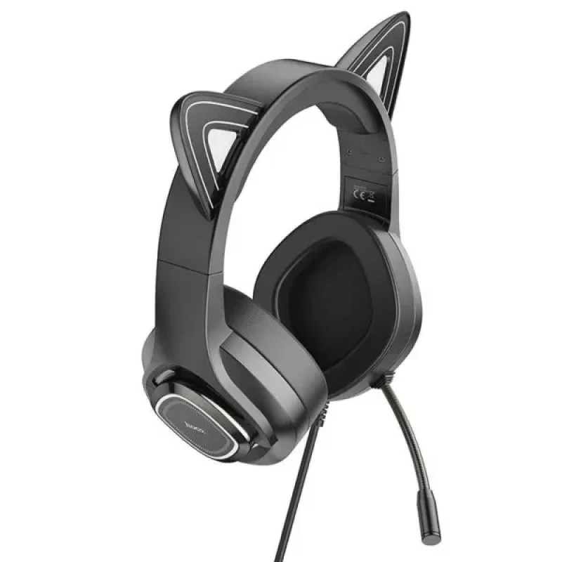 HF Stereo Hoco W107 Cute Cat Ears Elf (6931474791269)
