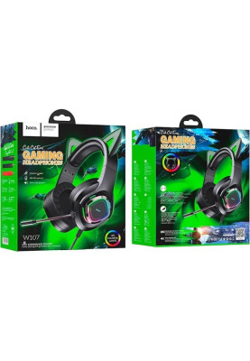 HF Stereo Hoco W107 Cute Cat Ears Elf (6931474791269)