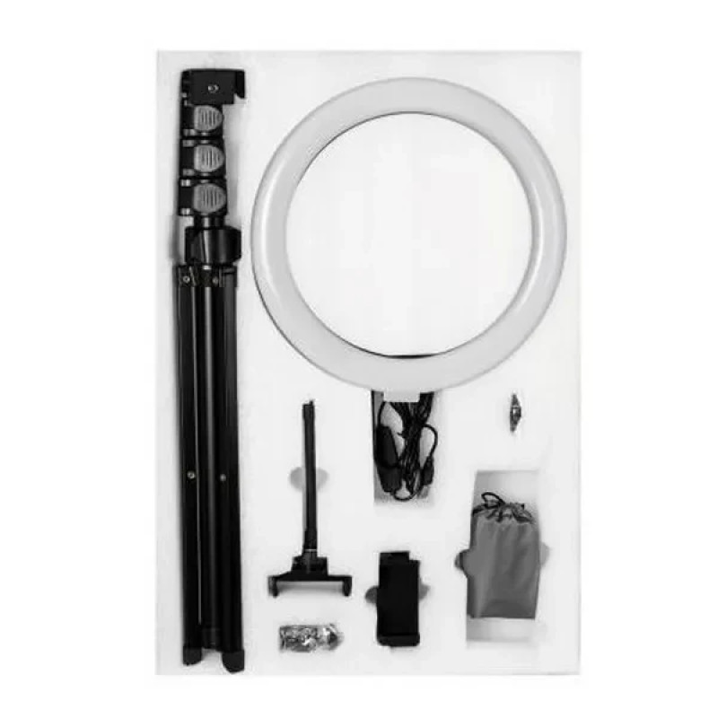 Холдер Selfie + LED 26cm GR-BS002 Ring Blogger Set Life Hack Improved Gelius Pro