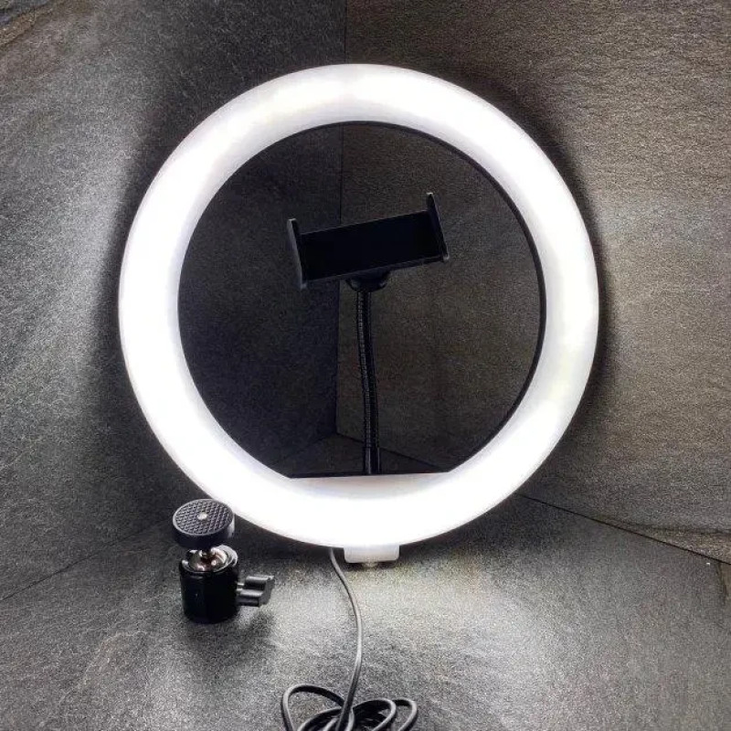 Холдер Selfie + LED 26cm QX-260 Ring Fill Light