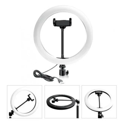 Холдер Selfie + LED 36cm MJ36 Ring Light RGB