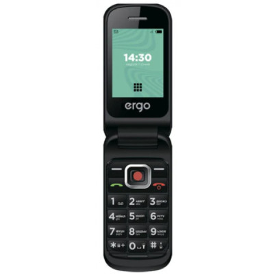 Телефон ERGO F241 DS Black UA UCRF
