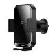 Холдер Baseus 15W Halo Electric BS-CM015 black (SUDD000001)