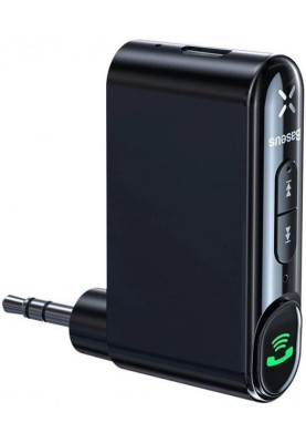 Bluetooth адаптер Baseus Qiyin AUX Car Bluetooth Receiver Black (WXQY-01)