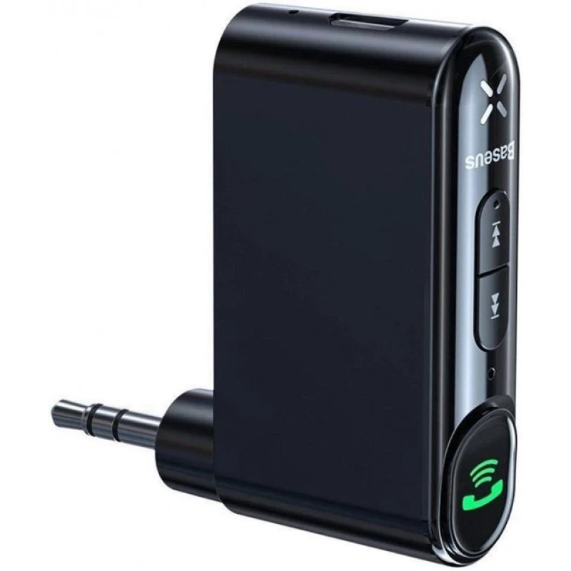 Bluetooth адаптер Baseus Qiyin AUX Car Bluetooth Receiver Black (WXQY-01)