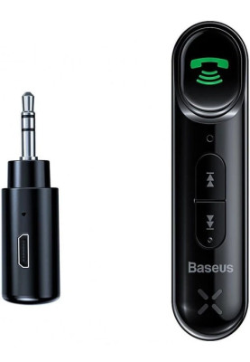 Bluetooth адаптер Baseus Qiyin AUX Car Bluetooth Receiver Black (WXQY-01)