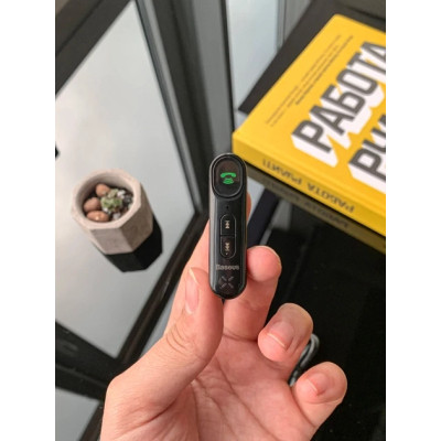 Bluetooth адаптер Baseus Qiyin AUX Car Bluetooth Receiver Black (WXQY-01)