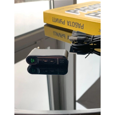 Bluetooth адаптер Baseus Qiyin AUX Car Bluetooth Receiver Black (WXQY-01)