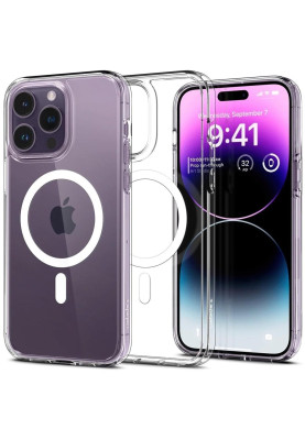 Накладка iPhone 14 Pro Max white Ultra Hybrid Spigen MagFit
