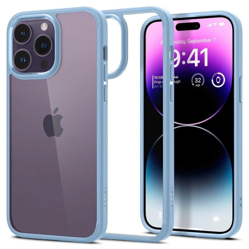 Накладка iPhone 14 Pro Ultra Hybrid Spigen Блакитний