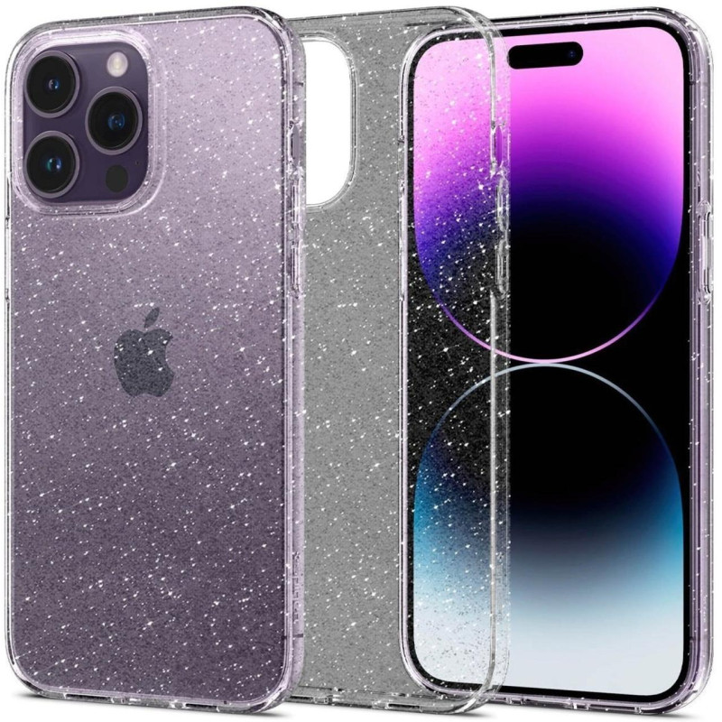 Накладка iPhone 14 Pro Max Liquid Crystal Glitter Spigen