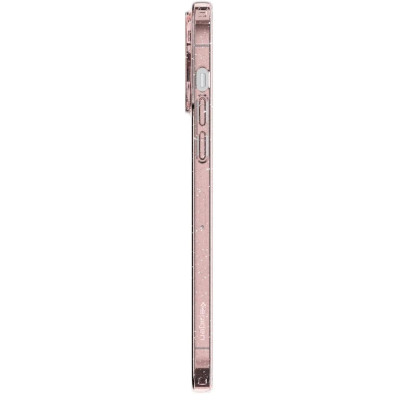 Накладка iPhone 14 Pro Max Liquid Crystal Glitter Spigen Рожевий