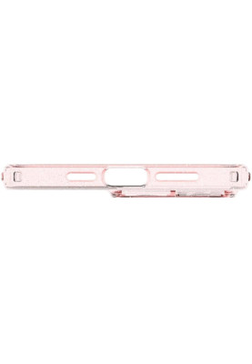 Накладка iPhone 14 Pro Max Liquid Crystal Glitter Spigen Рожевий