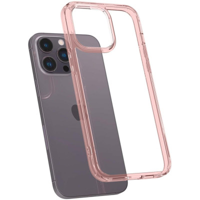 Накладка iPhone 14 Pro Max rose crystal Ultra Hybrid Spigen