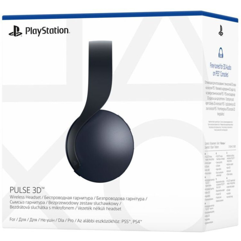 Bluetooth Stereo Sony PlayStation Pulse 3D Midnight Black (9834090)  UA