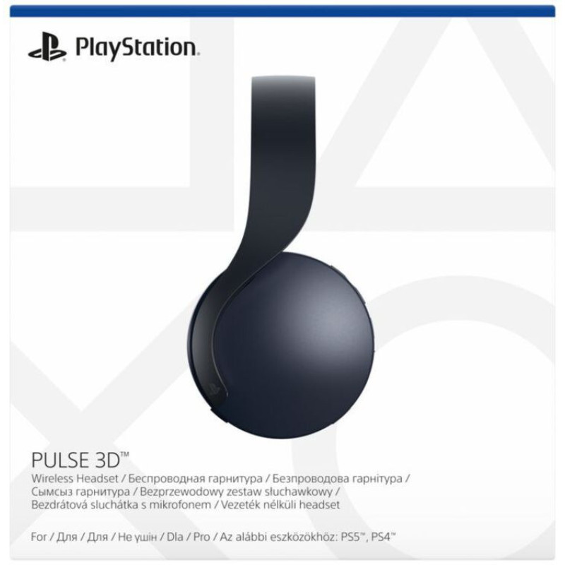 Bluetooth Stereo Sony PlayStation Pulse 3D Midnight Black (9834090)  UA