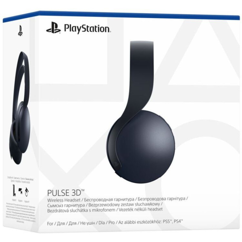 Bluetooth Stereo Sony PlayStation Pulse 3D Midnight Black (9834090)  UA