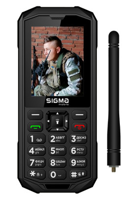 Телефон Sigma X-treme PA68 Wave Black UA UCRF