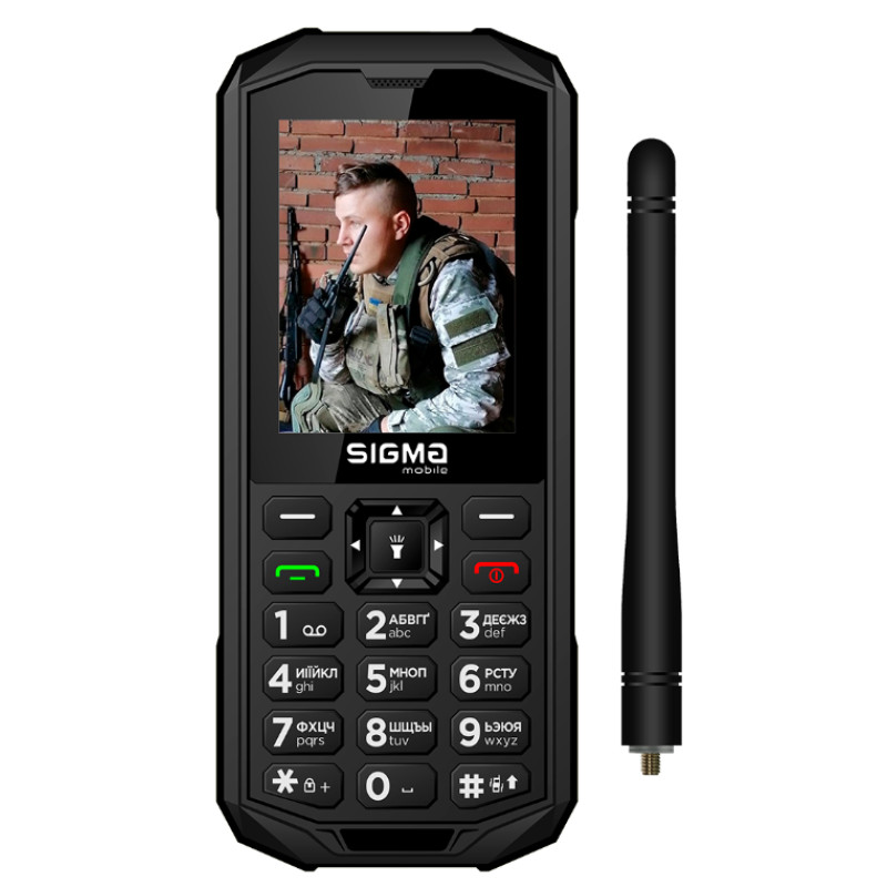 Телефон Sigma X-treme PA68 Wave Black UA UCRF
