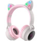 Bluetooth Stereo Hoco W27 Cat Ear gray/pink