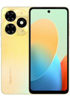 Смартфон Tecno Spark 20c (BG7n) 8/128Gb NFC Alpenglow Gold (4894947016943) UA UCRF