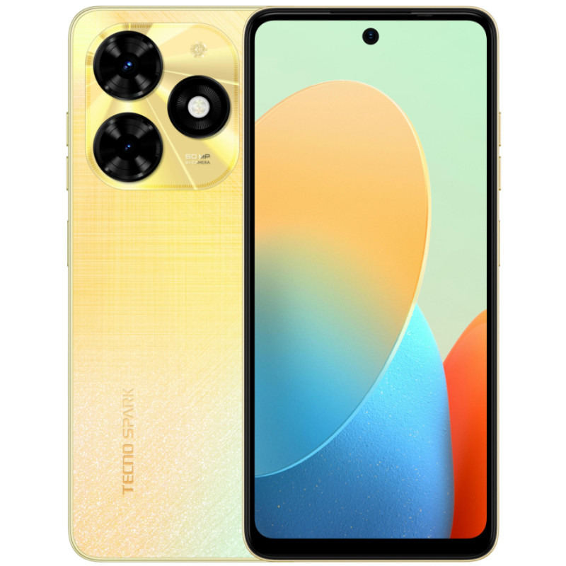 Смартфон Tecno Spark 20c (BG7n) 8/128Gb NFC Alpenglow Gold (4894947016943) UA UCRF