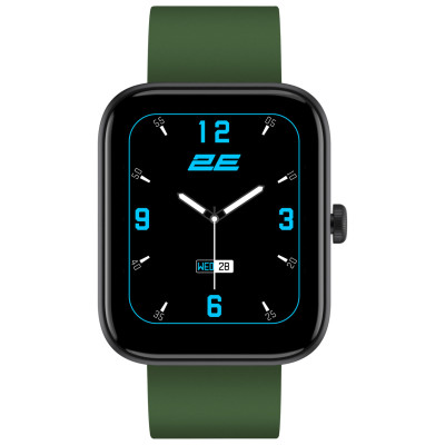 Smart Watch 2E Alpha SQ Music Edition 46mm black/green UA