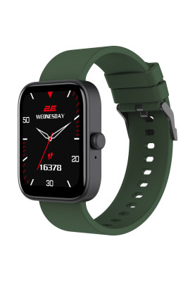 Smart Watch 2E Alpha SQ Music Edition 46mm black/green UA