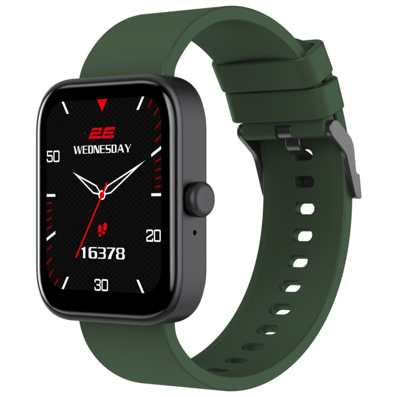 Smart Watch 2E Alpha SQ Music Edition 46mm black/green UA