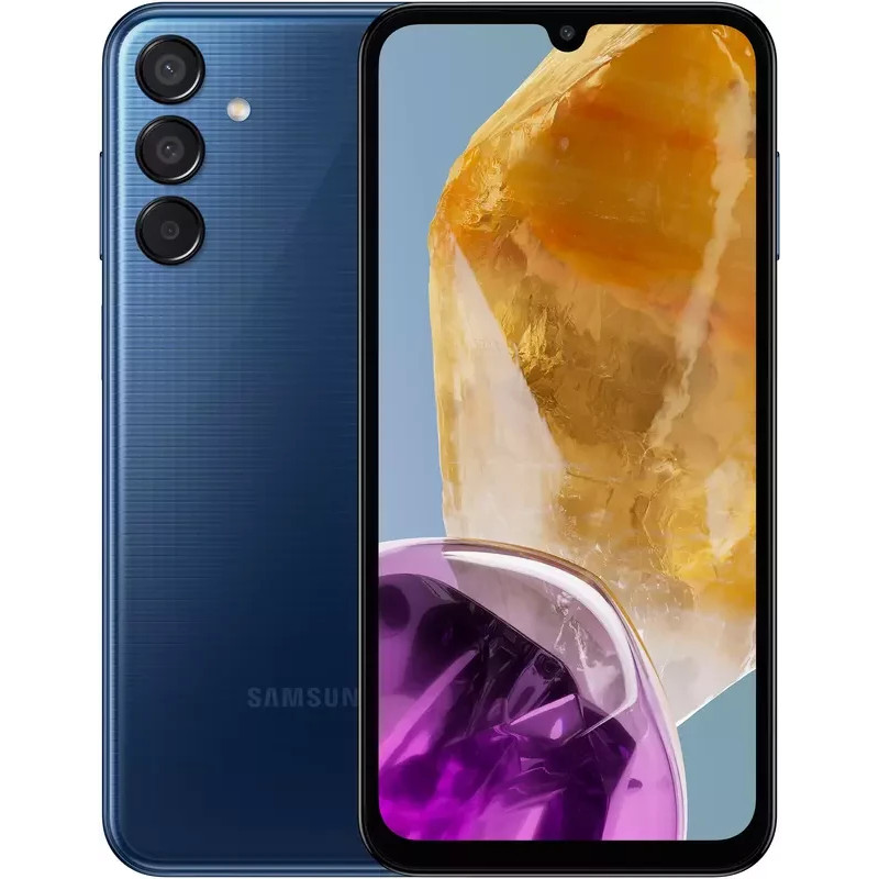 Смартфон Samsung Galaxy M15 5G 4/128GB Dark Blue (SM-M156BDBUEUC) UA UCRF