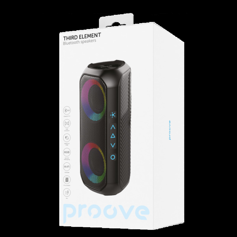 Bluetooth Колонка Proove Third Element 20W black UA