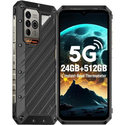 Смартфон Ulefone Power Armor 18 Ultra 5G 12/512Gb Black Global version