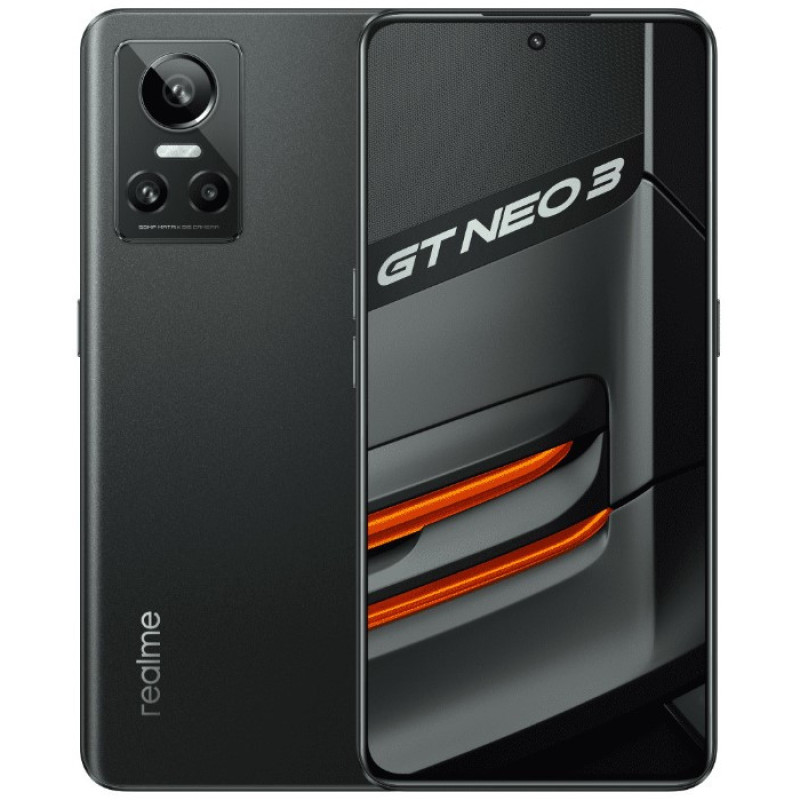 Смартфон Realme GT Neo3 8/128GB 80W Asphalt Black Global version