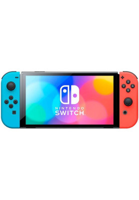Консоль Nintendo Switch OLED with Neon Blue and Neon Red Joy-Con (045496453442) Global