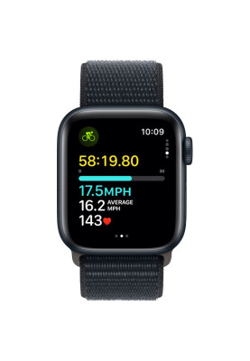 Apple Watch SE 2 GPS 40mm Midnight Aluminium with Midnight Sport Loop MRE03 UA