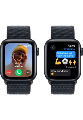 Apple Watch SE 2 GPS 40mm Midnight Aluminium with Midnight Sport Loop MRE03 UA
