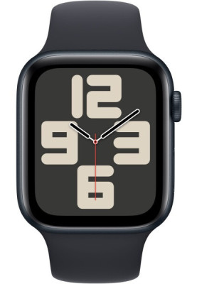 Apple Watch SE 2 GPS 44mm Midnight Aluminium with Midnight Sport Band M/L MRE93 UA