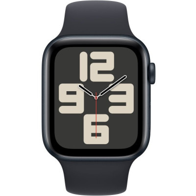 Apple Watch SE 2 GPS 44mm Midnight Aluminium with Midnight Sport Band M/L MRE93 UA
