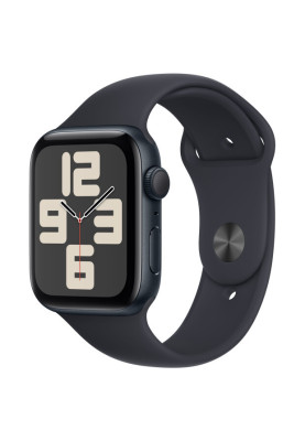 Apple Watch SE 2 GPS 44mm Midnight Aluminium with Midnight Sport Band S/M MRE73 UA