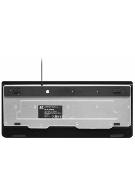 Клавіатура мембранна 2E GAMING KG320 104key, USB-A, EN/UA/RU, LED, чорний (2E-KG320UB)