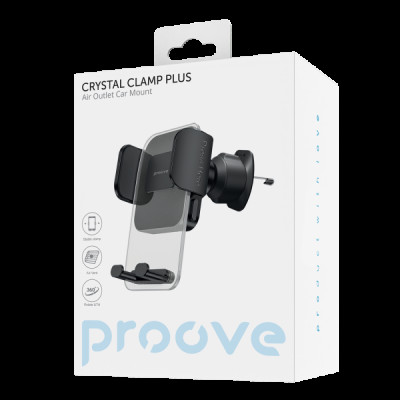 Холдер Proove Crystal Clamp Plus Air Outlet Car Mount black UA (CHCCP0000001)